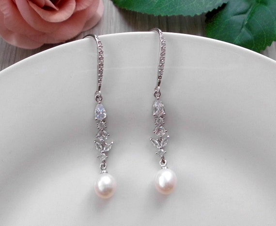 Long on sale slim earrings
