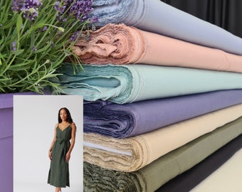 Tencel fabric with linen/On touch like silk with linen/by fabric/ sewing trousers/sewing blouse/sewing jaquet