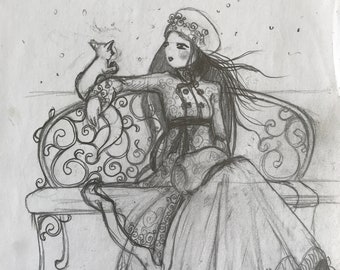 Russian princess sketch