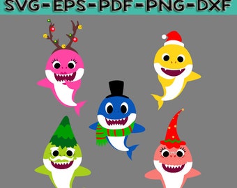 Free Free 190 Baby Shark Christmas Svg SVG PNG EPS DXF File