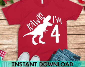 Download Dinosaur birthday svg | Etsy