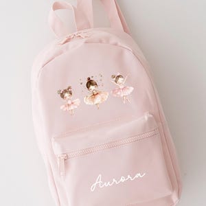 Personalised Ballerina backpack, school bag, toddlers rucksack, children's Boys girls, Dance bag, More Colours, ballet shoes bag,Cute Ballet