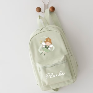 Sac à dos personnalisé pour enfants, cartable pour la rentrée des tout-petits, fée