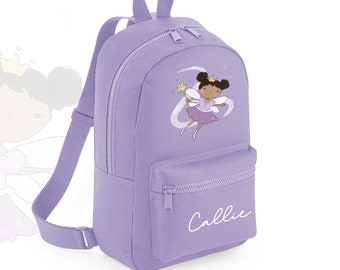 Personalised Children's backpack Rucksack school bag toddlers' children's back to school Fairy