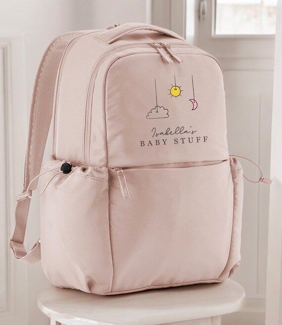 Personalised Baby Bag Rucksack Backpack Hospital Bag Changing Bag Mama Rucksack Baby Organiser Fresh Pink Supersoft Luxury Feel Etsy Australia