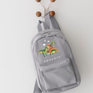Personalised Dinosaur Backpack - Kids Personalised Rucksack - Personalised Boys Dinosaur Bag - Personalised Girls Dinosaur Backpack