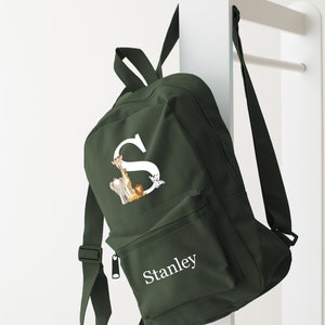 Sac à dos personnalisé Sac à dos Animaux de safari Sac filles garçons Diverses couleurs Rentrée scolaire, crèche