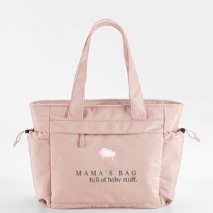 Personalised Mama&#39;s Bag, Hospital bag, Backpack, Baby organiser, soft Luxury Feel, Tote Bag, Any name , New Baby bag, Mums Bag, Nanna, dad