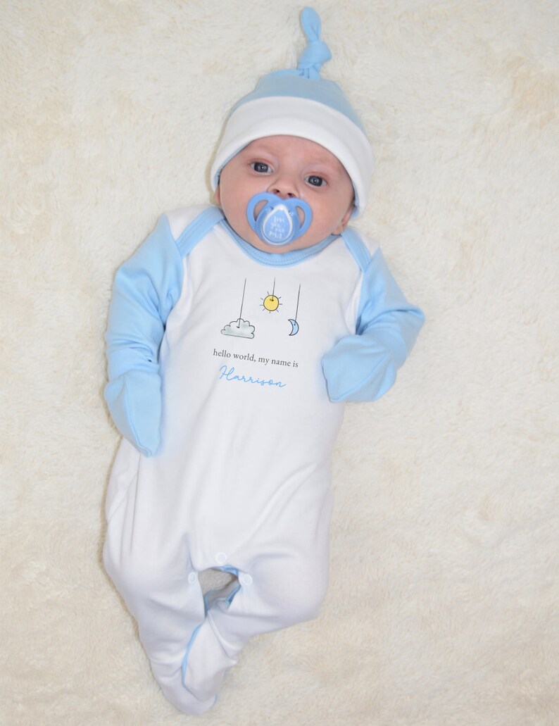 personalised baby outfit