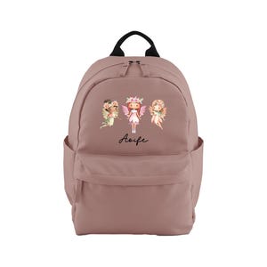 Sac à dos château personnalisé- sac à dos- cartable-rentrée des enfants-sac de pépinière-sac bébé-conte de fées-poches latérales-sac enfant