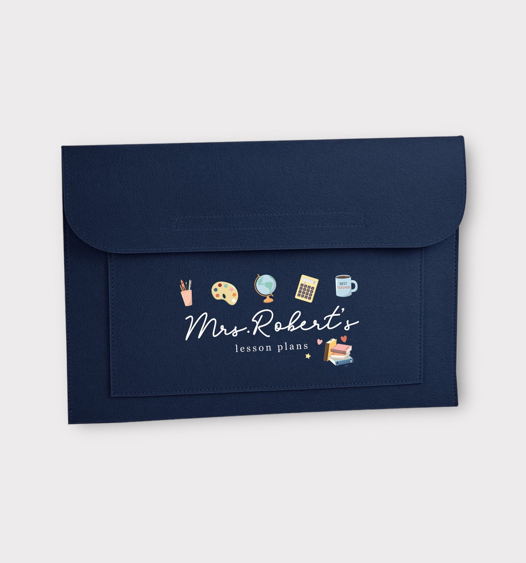 Personalised Teacher Gift, Teacher Lesson Plans Folder, Thank You ...