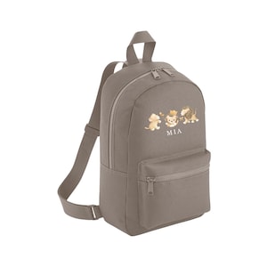 Sac à dos personnalisé en forme de lion - Sac à dos - cartable - tout-petits - rentrée scolaire pour enfants - sac de chambre de bébé - sac de bébé - filles - enfants - animaux de safari