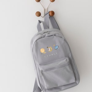 Sac à dos Planets personnalisé, cartable, sac à dos pour tout-petits, enfants, garçons filles, autres couleurs, sac bébé, système solaire, thème de l'espace