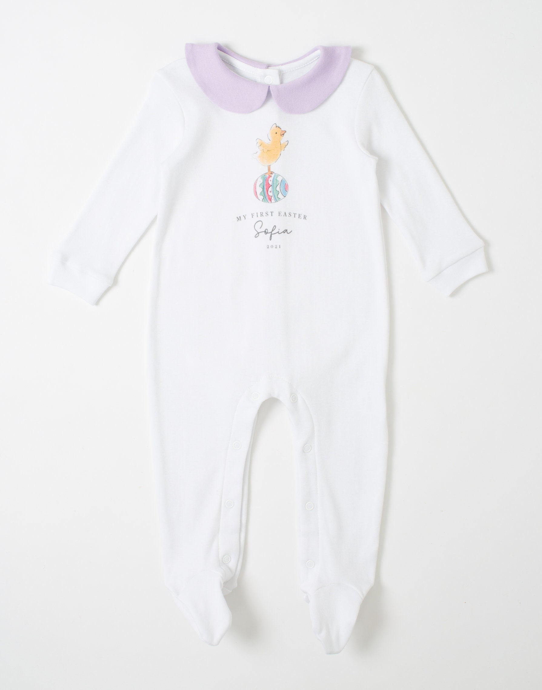 Personalised My First Easter Baby Grow Personalised Baby Etsy