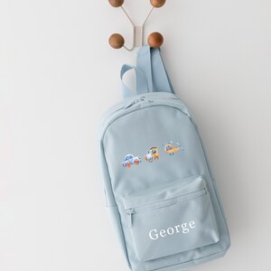 Sac à dos de transport personnalisé, voiture, hélicoptère, cartable train, sac à dos pour tout-petits, garçons filles, autres couleurs, sac bébé, enfants