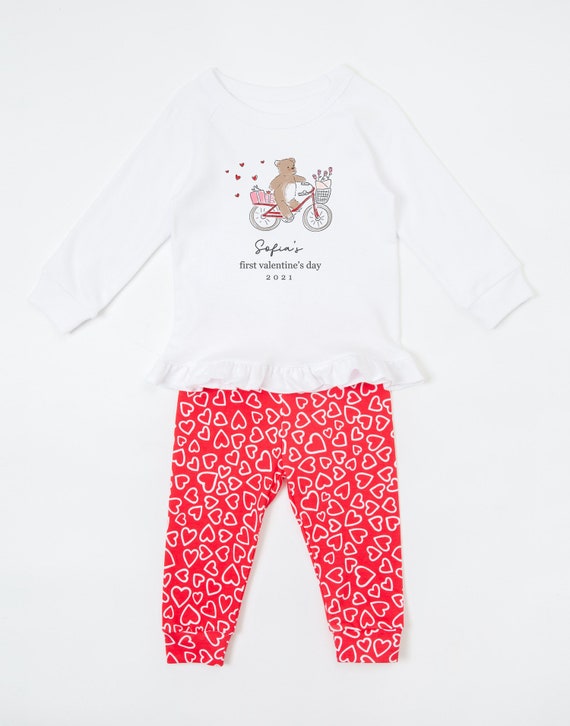 Personalised valentines pyjamas Clearance