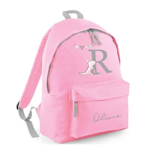 Cartable personnalisé dinosaure - sac fille garçon - dinosaure rose ou vert