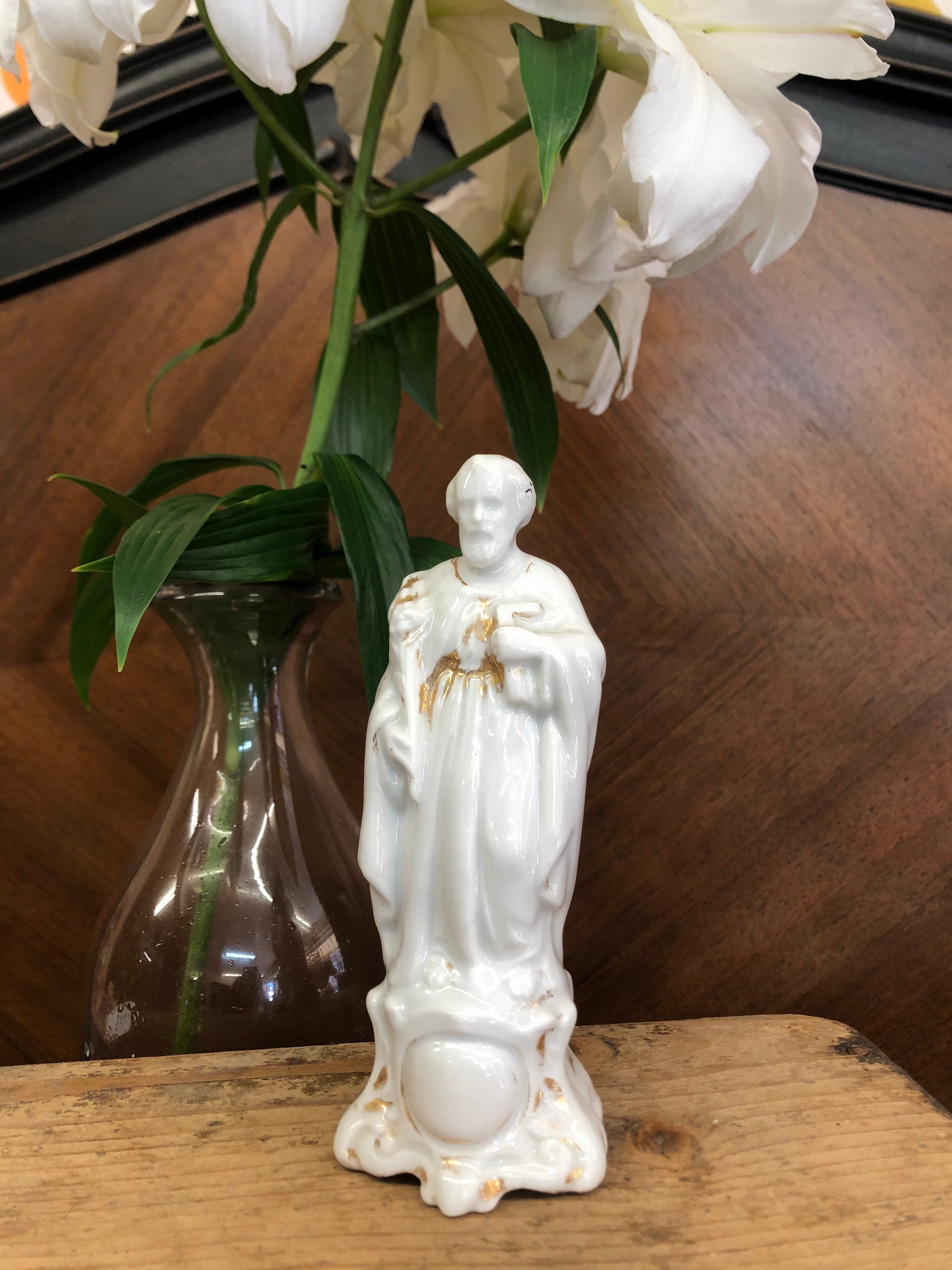 Statuette Porcelaine de Paris St Joseph