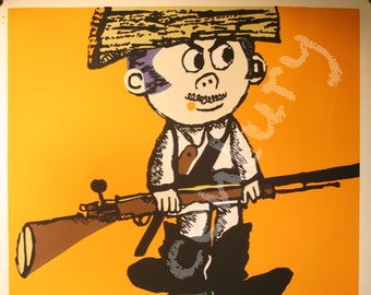 Nostros la Musica documantary ICAIC poster Art Original Silkscreen Movie CUBAN
