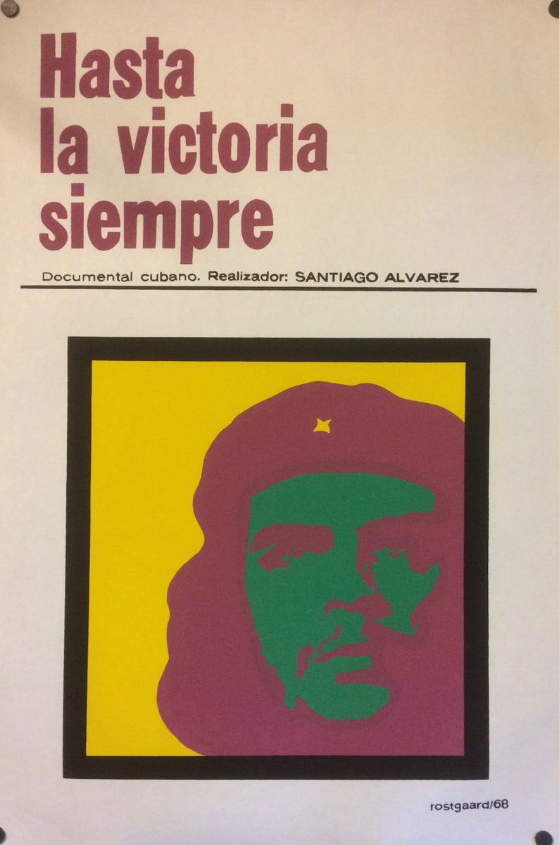 Nostros la Musica documantary ICAIC poster Art Original Silkscreen Movie CUBAN