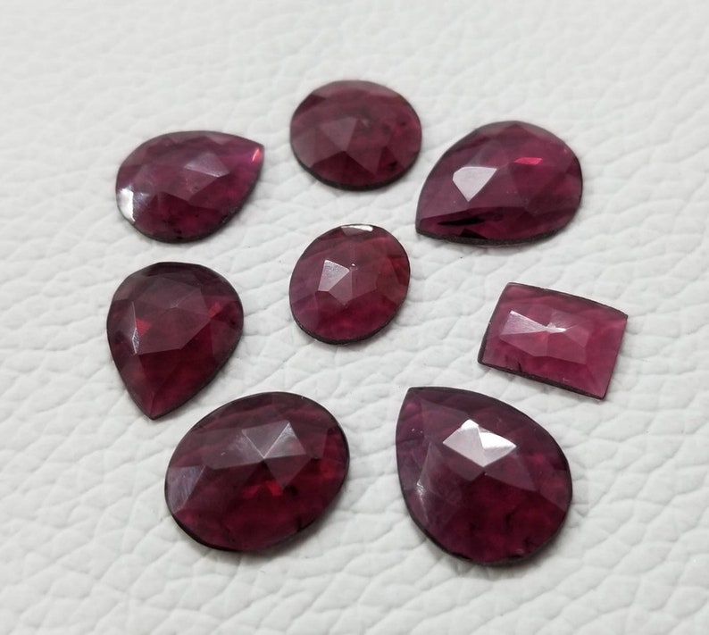 Garnet Rose Cuts For jewelry Making Loose Gemstone Natural Garnet Rose Cuts For Jewelry Making Garnet Rose Cuts For Jewelry