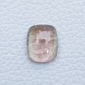 6.35ct. Watermelon Tourmaline Cabochon, Loose Gemstone Watermelon Tourmaline Cabochon, Faceted Watermelon Tourmaline Cabochon