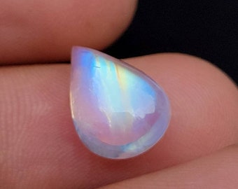 Top quality Natural Rainbow Moonstone Cabochon For Jewelry Setting,, Loose Gemstone Blue Moonstone Cabochon For Jewelry Setting