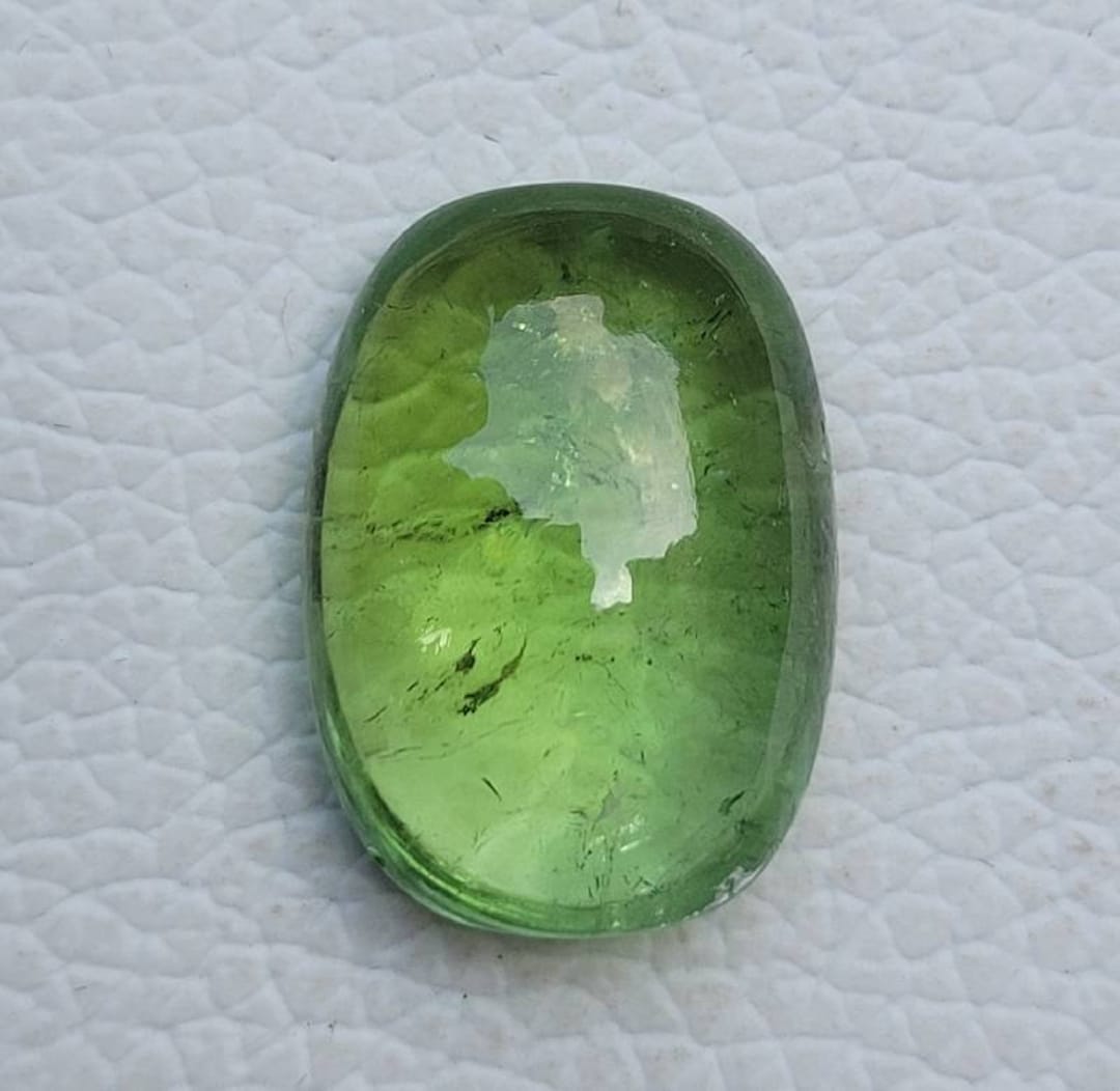 Green tourmaline best sale cabochon