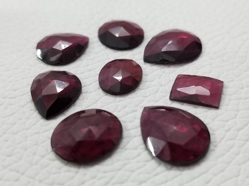 Garnet Rose Cuts For jewelry Making Loose Gemstone Natural Garnet Rose Cuts For Jewelry Making Garnet Rose Cuts For Jewelry