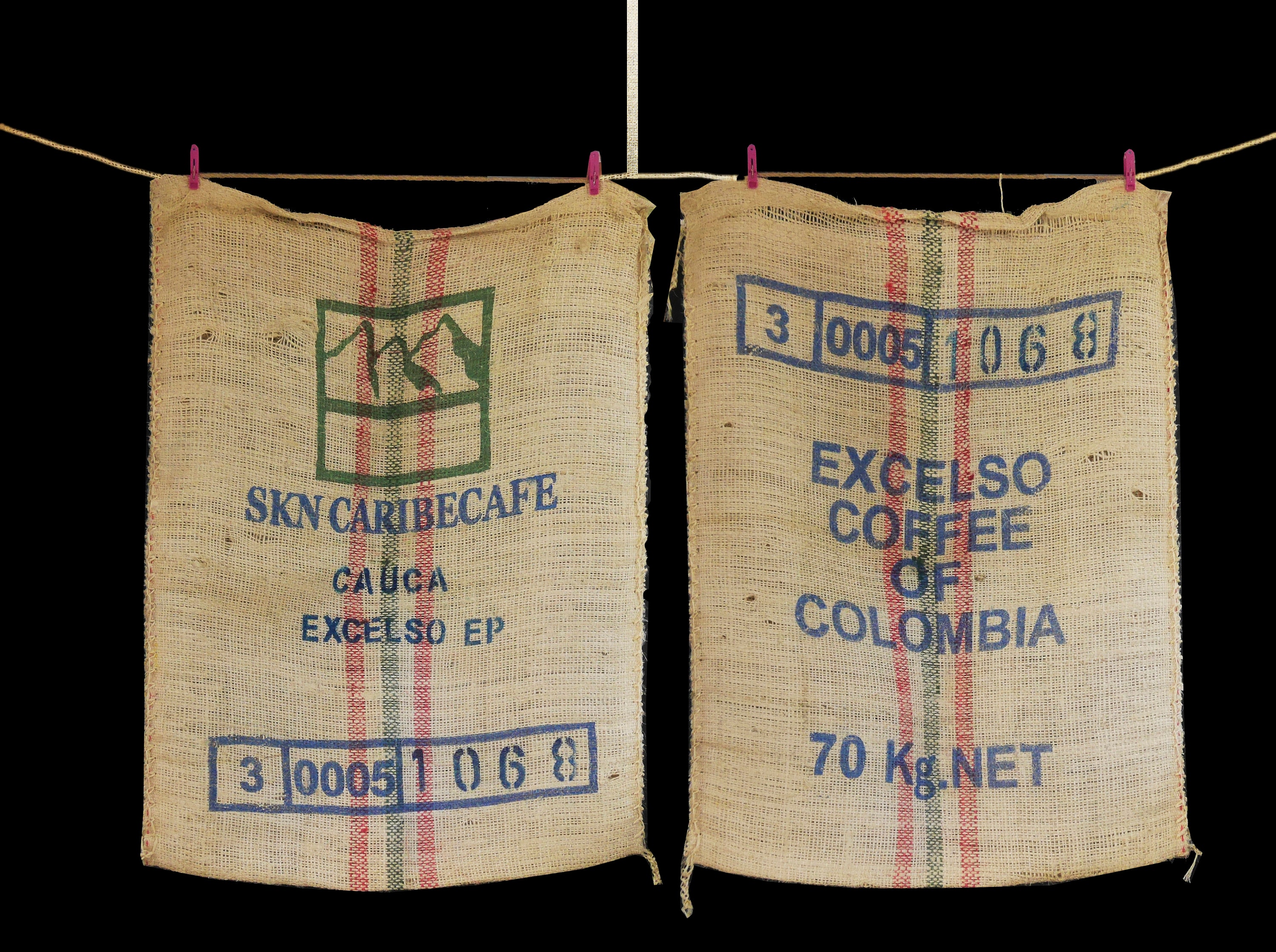 colombian coffee burlap bolsas