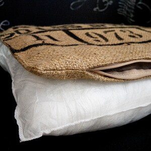 Decorative cushions with insert Made of Brazilian cofe jute bag