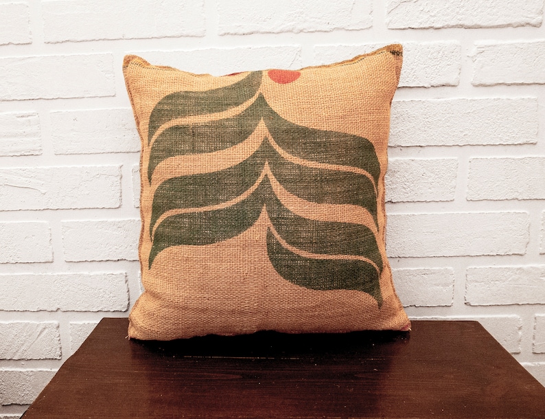 Decorative cushions with insert Made of Brazilian cofe jute bag