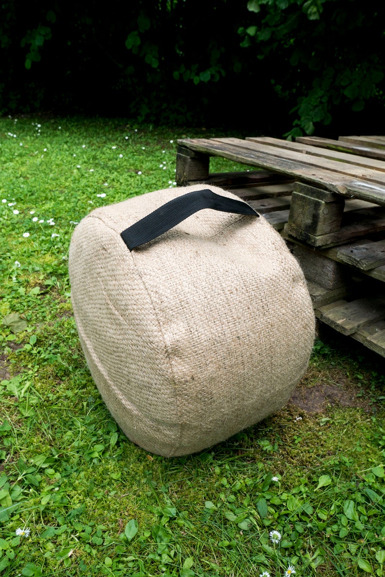 Outdoor Pouf. Rustic Country Style Extra Sitting Cushions. Etsy UK