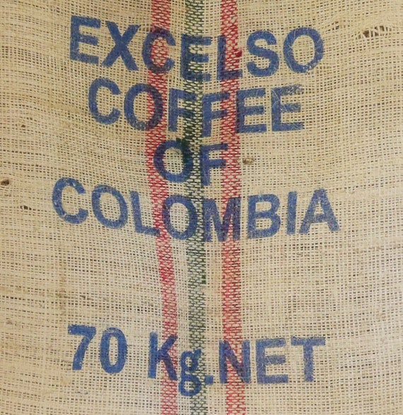 colombian coffee burlap bolsas