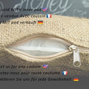Decorative cushions with insert Made of Brazilian cofe jute bag