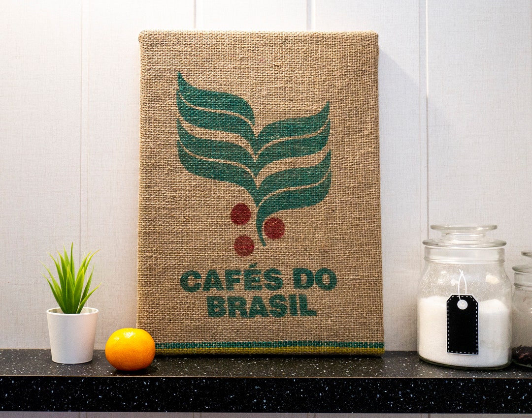 Brazilian Coffee Sack Wall Art Rustic Coffee Lover Gift Etsy brazilian-coffee-sack-wall-art-rustic-coffee-lover-gift-etsy
