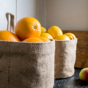 Small sack sundries storage baskets