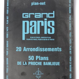 Piano vintage di Parigi, vecchie mappe, pianta di Parigi Francia, pianta di Parigi, piano di Parigi