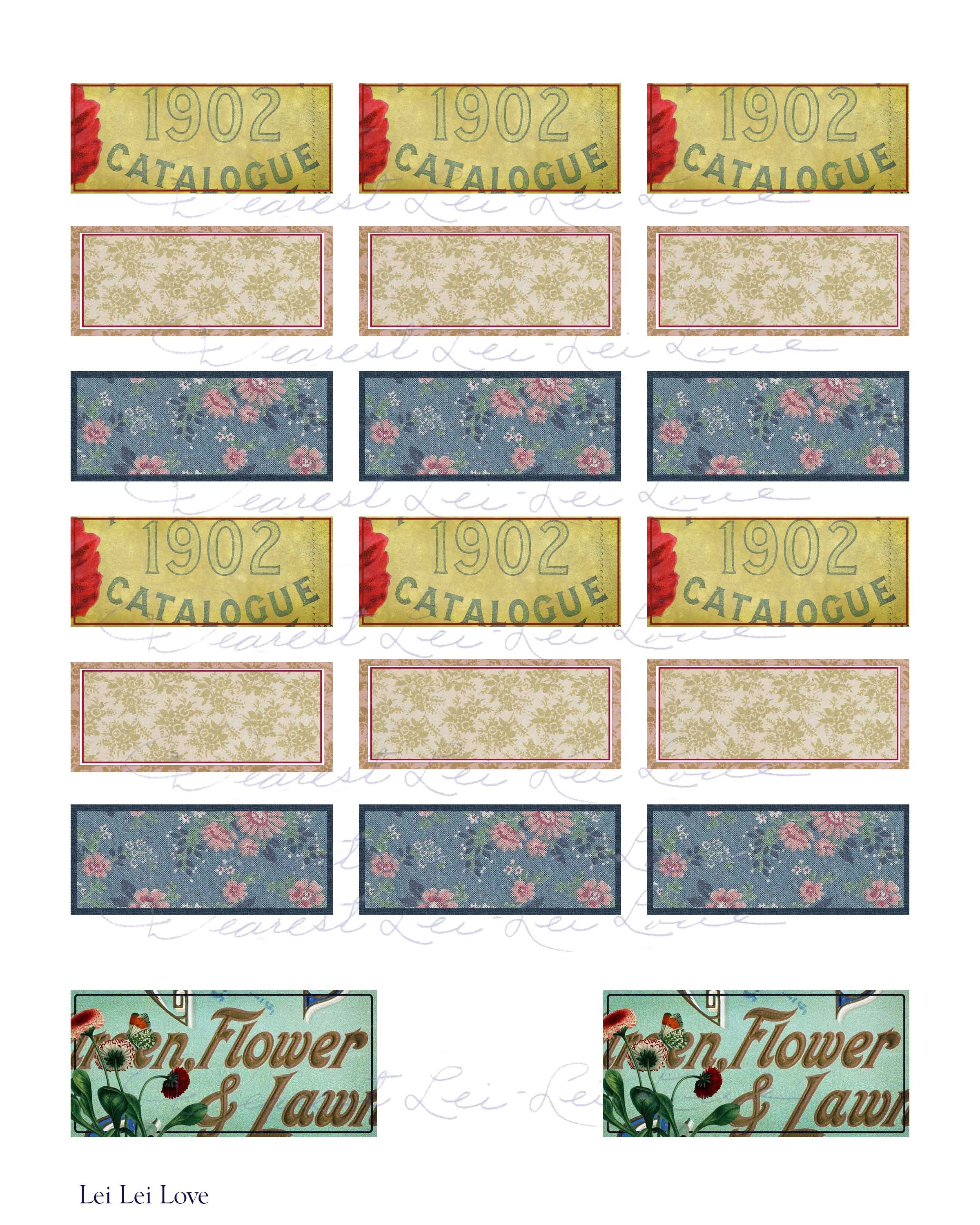 Vintage Ephemera Pack 14 Digital Junk Journal Kit Includes Vintage ...