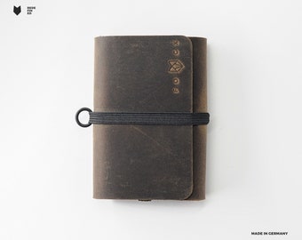 R3 Purist (Brown) - Mens leather wallet, wallet, leather wallet, mens wallet, credit card wallet, front pocket wallet, slim wallet, men