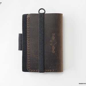 R2 Accountant (Brown) - Billetera de cuero para hombres, billetera, billetera de cuero, billetera para hombres, billetera de tarjeta de crédito, billetera de bolsillo frontal, billetera delgada
