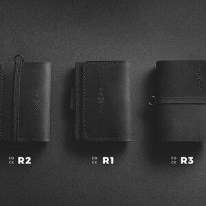 R3 Purist Black Mens leather wallet, wallet, leather wallet, mens wallet, credit card wallet, front pocket wallet, slim wallet, men image 10