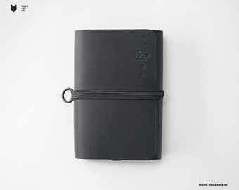 R3 Purist (Black) - Mens leather wallet, wallet, leather wallet, mens wallet, credit card wallet, front pocket wallet, slim wallet, men