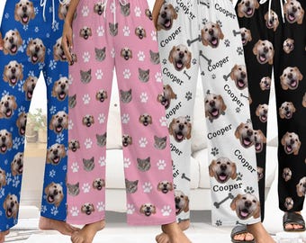 Custom Face Pajama Pants: Personalized Pet Portrait Pajamas