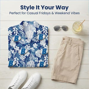 Custom Logo Hawaiian Shirt: Personalized Bachelor Party Shirt image 13
