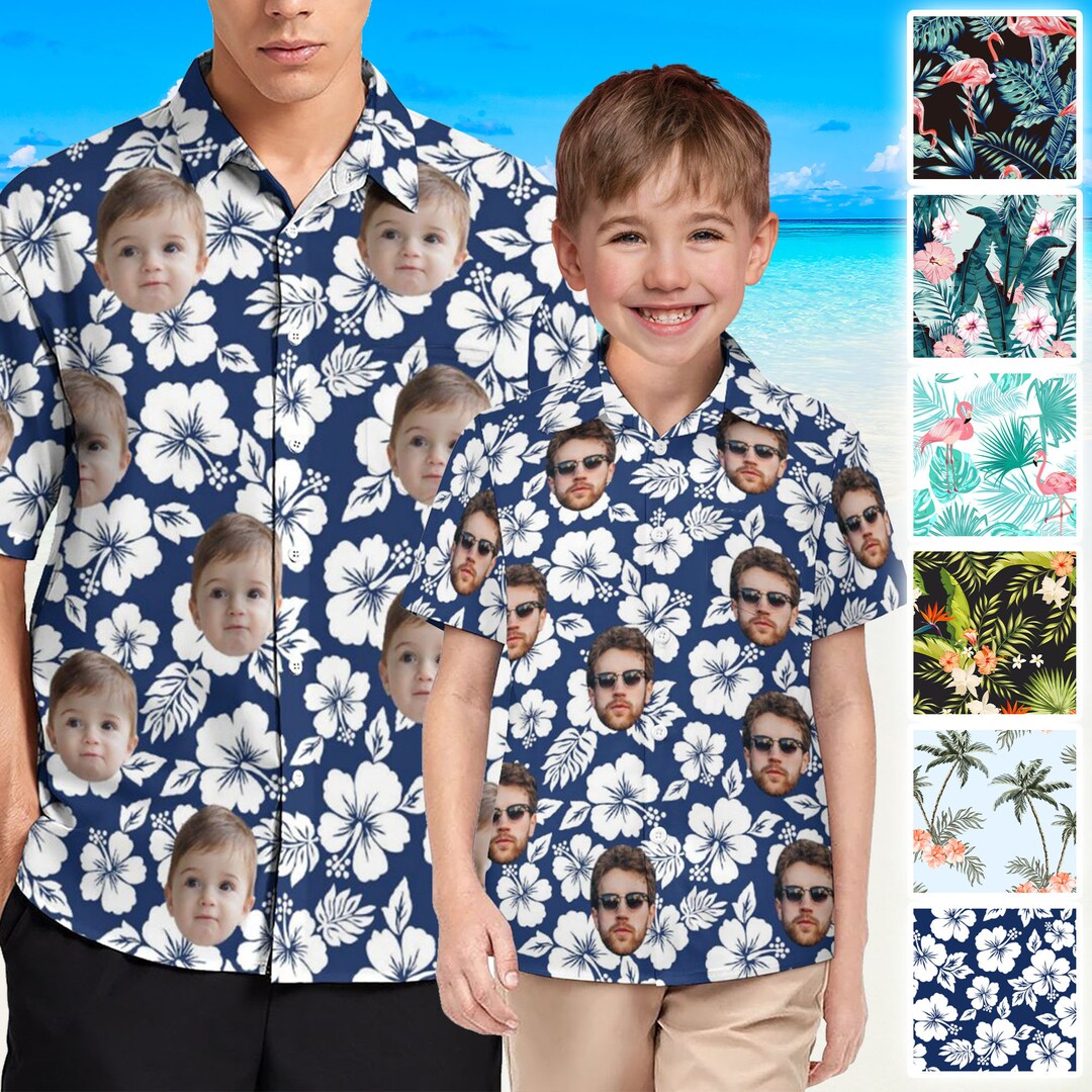 (Custom Personalised) Happy Fathers Day Polynesian Hawaiian Shirt I Love You Dad Gold LT6 main image 1