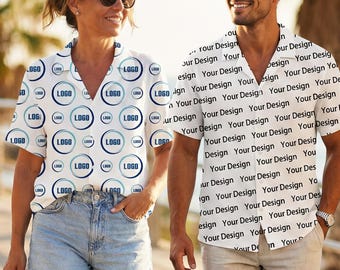 Custom Your Design Logo Hawaiian Shirt: Personalized Group Shirt