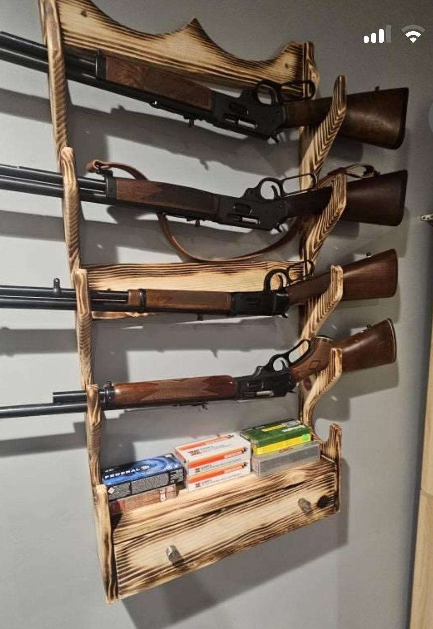 Classic Wall Mount Gun Rack - Etsy