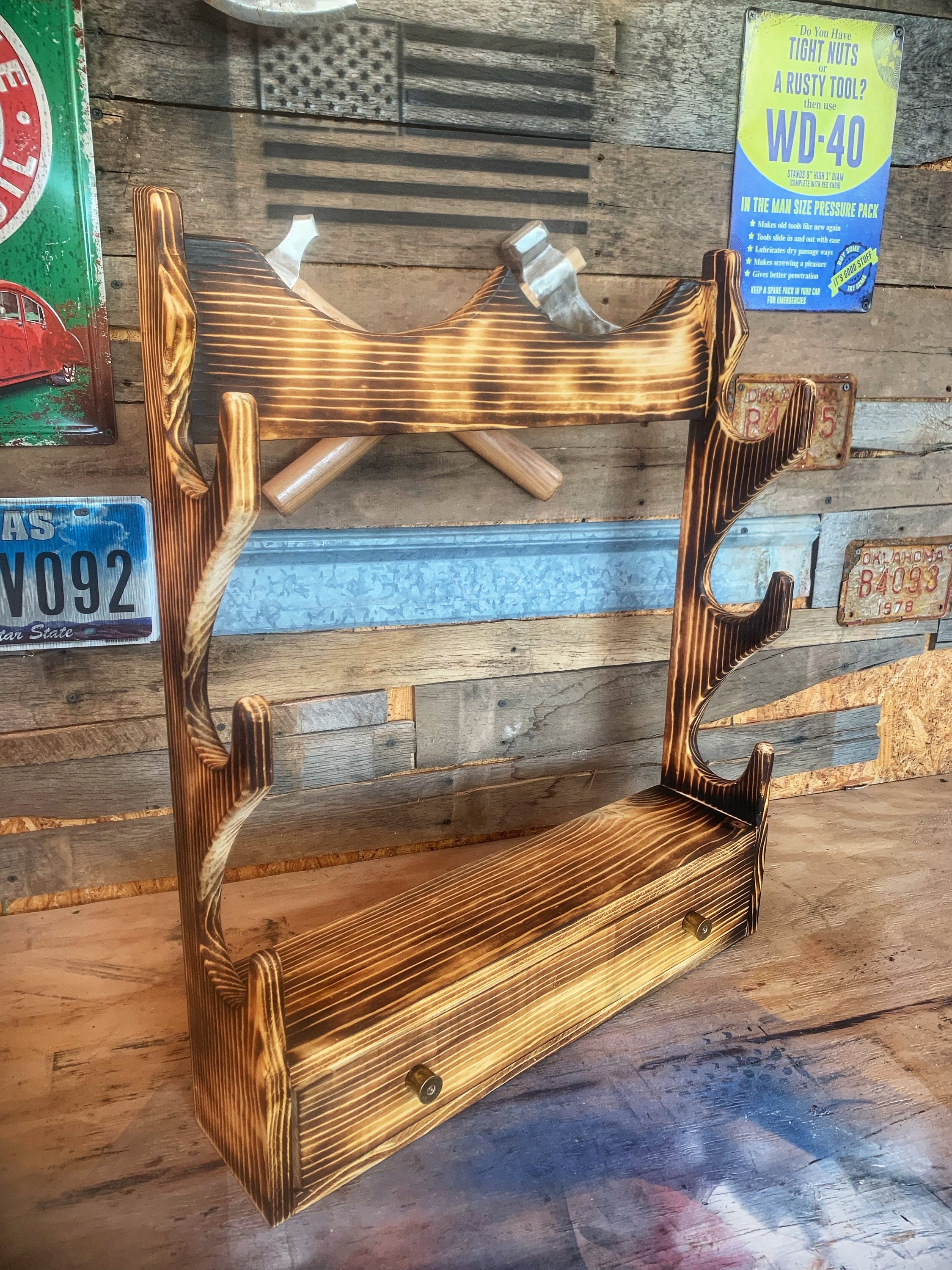 Classic Wall Mount Gun Rack - Etsy