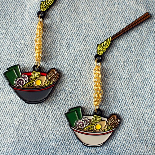 Kawaii Ramen Hard Enamel Pin Etsy